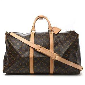 Louis Vuitton Monogram Keepall 50 travel bag